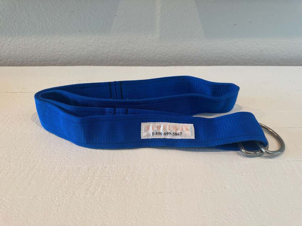 VertiMax Blue Nylon Fitness Training Strap with D-Rings